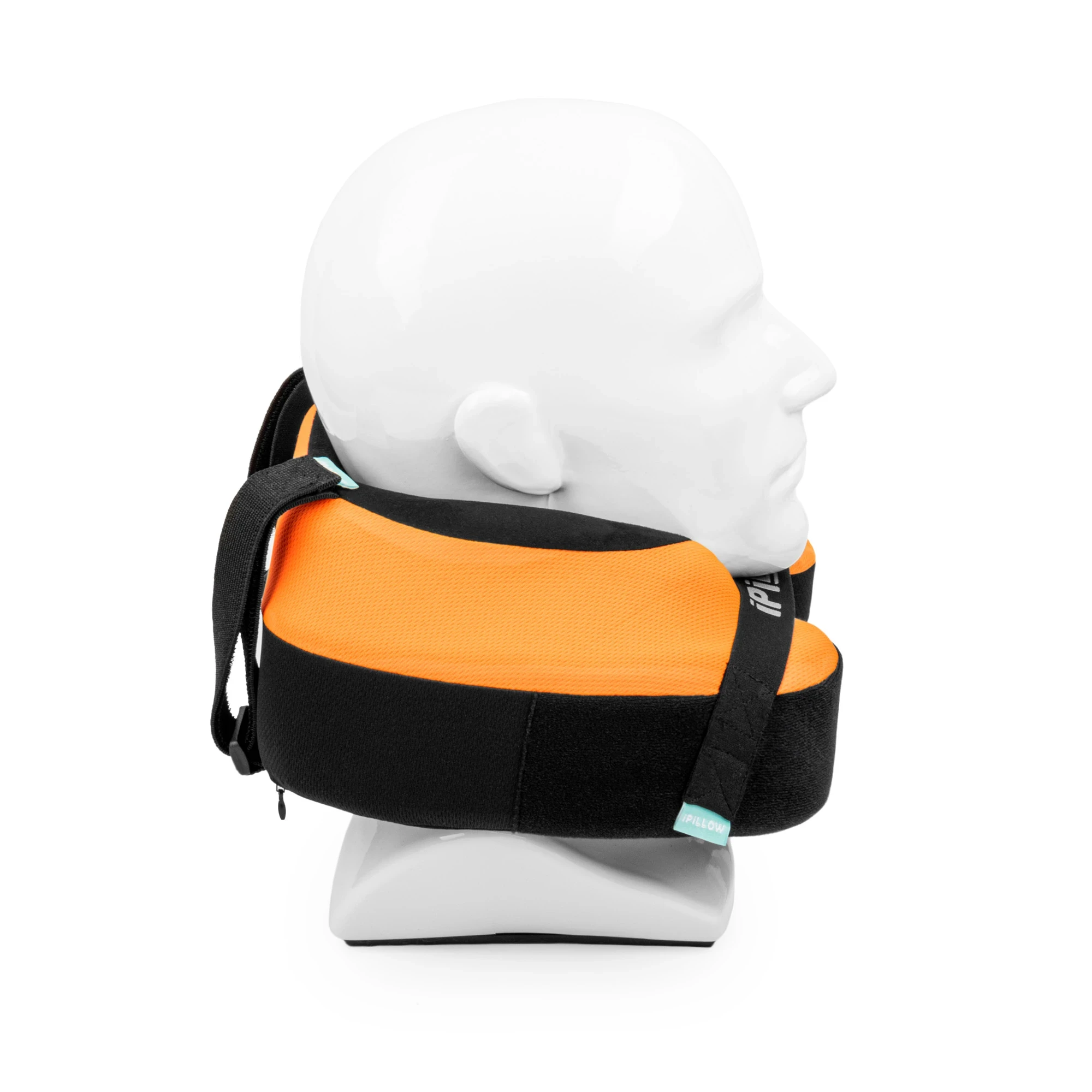 Подушка для путешествий на шею с эффектом памяти ортопедическая iPillow Neck Evolution Orange оранжевый