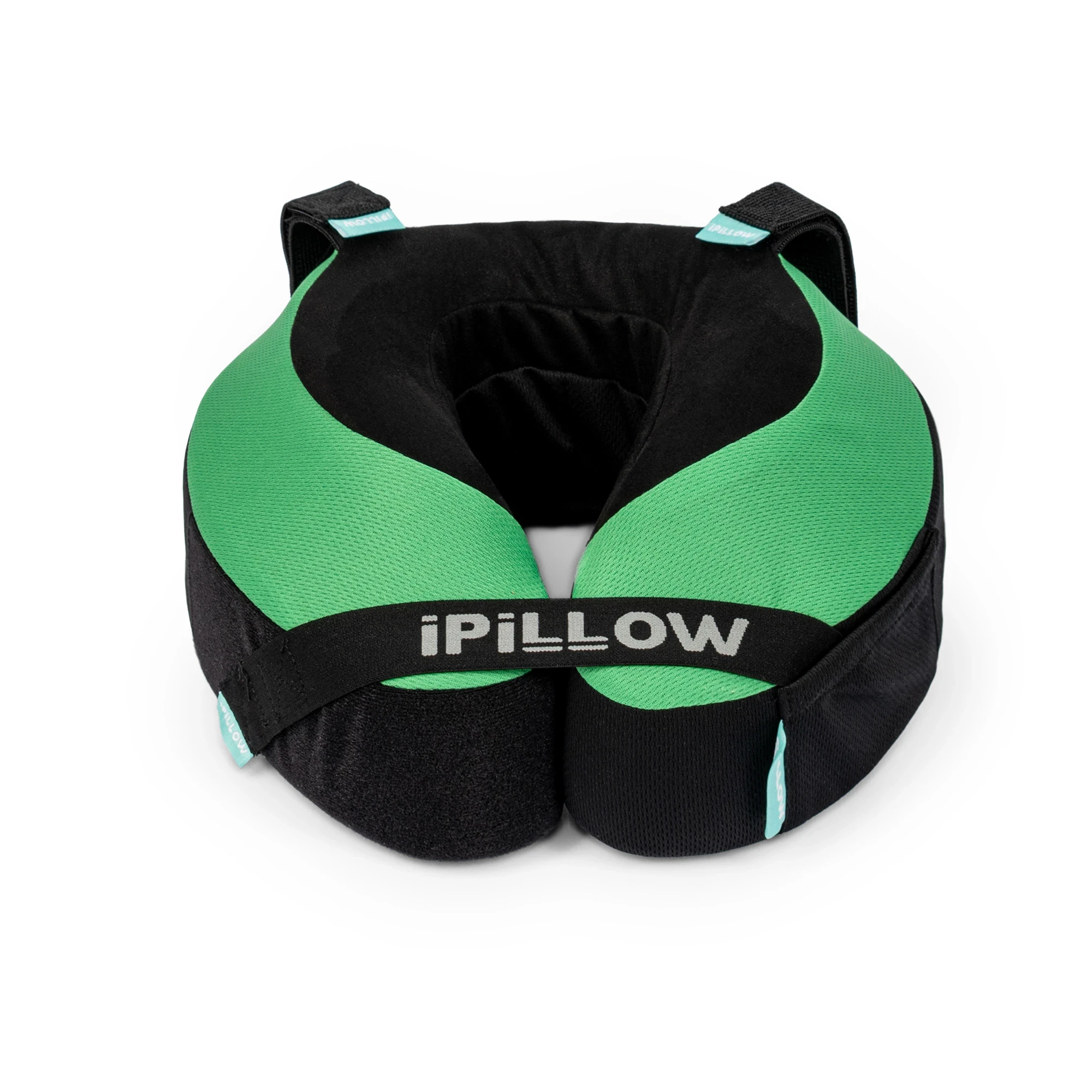 Подушка для путешествий на шею с эффектом памяти ортопедическая iPillow Neck Evolution Green зелёный