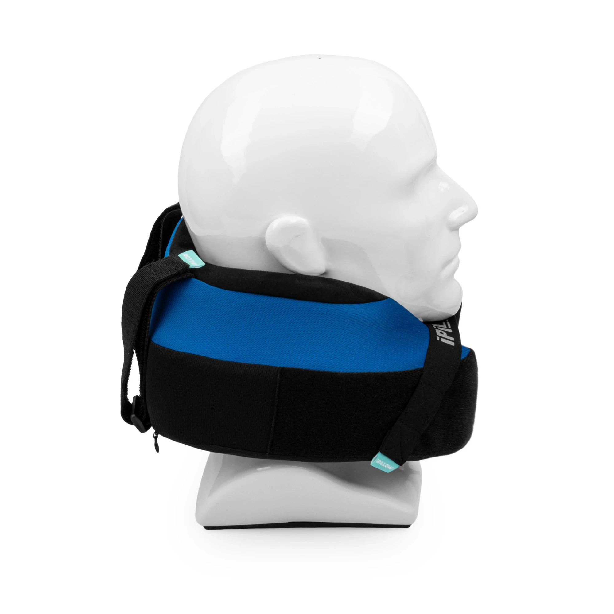 Подушка для путешествий на шею с эффектом памяти ортопедическая iPillow Neck Evolution Blue синий