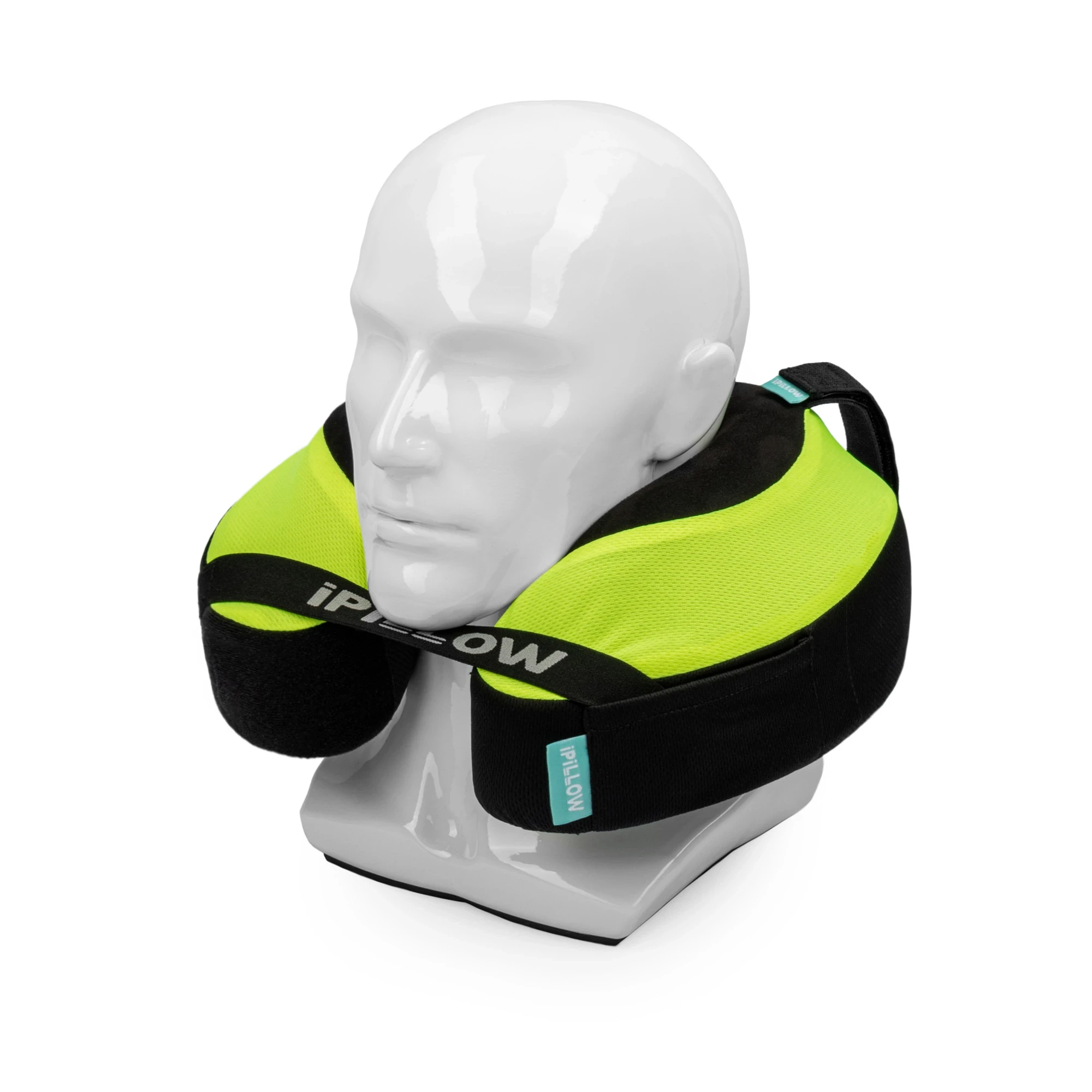 Подушка для путешествий на шею с эффектом памяти ортопедическая iPillow Neck Evolution Yellow жёлтый