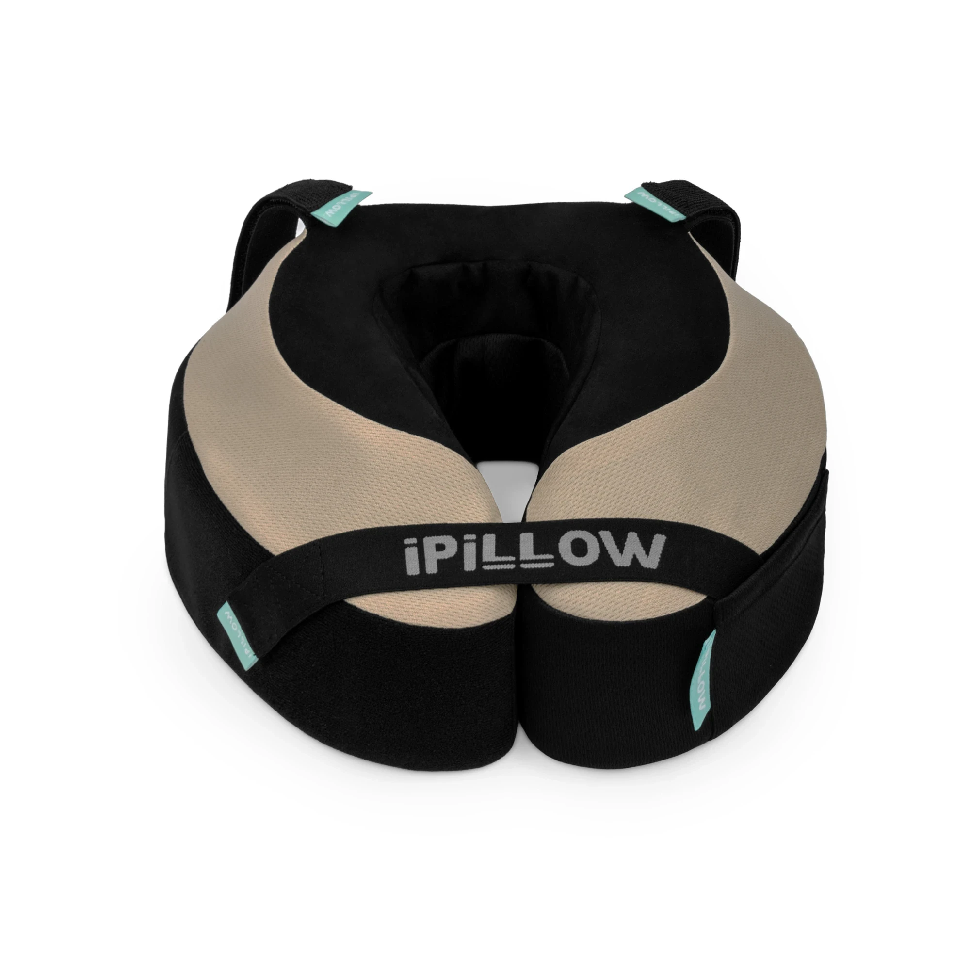 Подушка для путешествий на шею с эффектом памяти ортопедическая iPillow Neck Evolution Beige бежевый