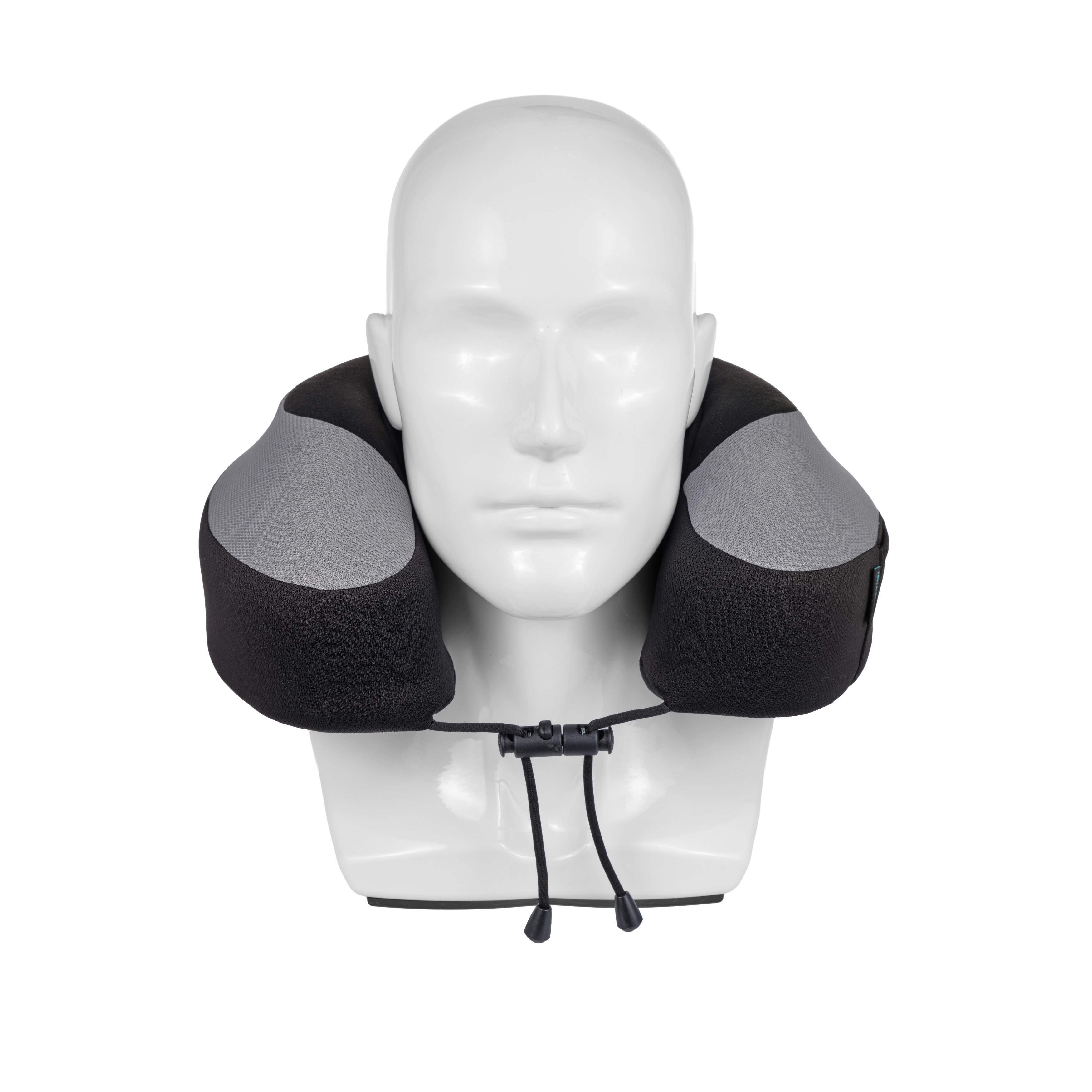 Подушка для путешествий на шею с эффектом памяти ортопедическая iPillow Neck Evolution Light Gray серый