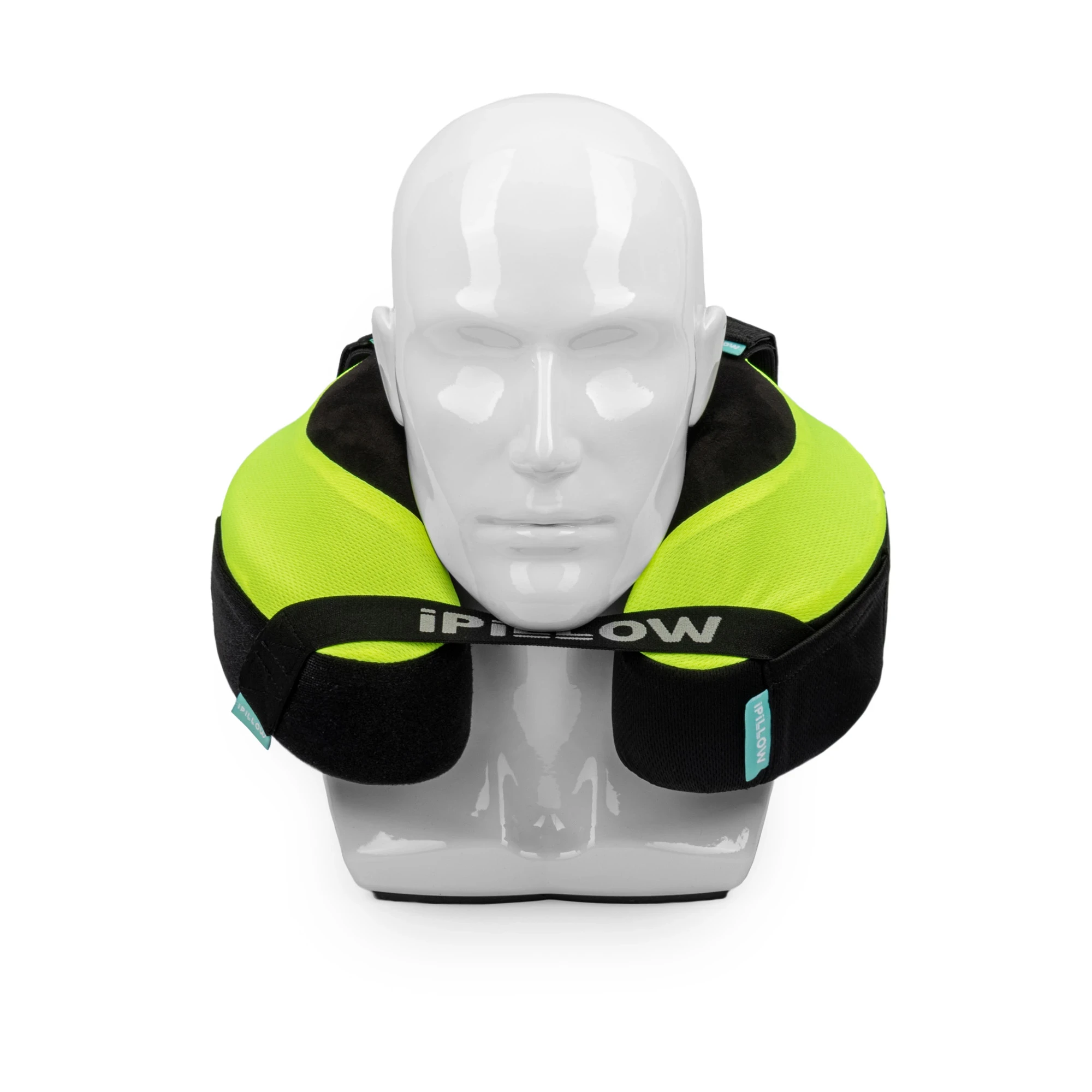 Подушка для путешествий на шею с эффектом памяти ортопедическая iPillow Neck Evolution Yellow жёлтый