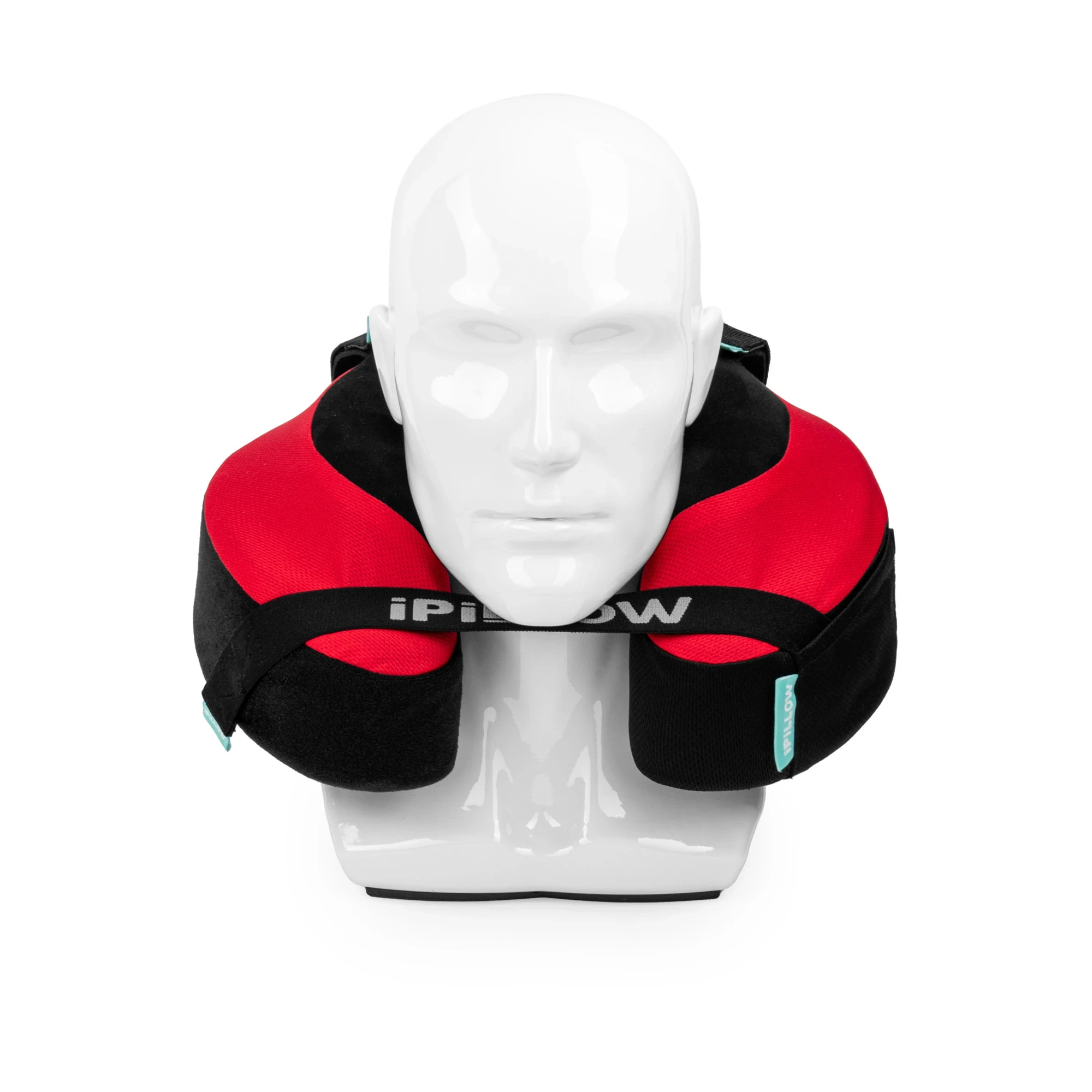 Подушка для путешествий на шею с эффектом памяти ортопедическая iPillow Neck Evolution Red красный