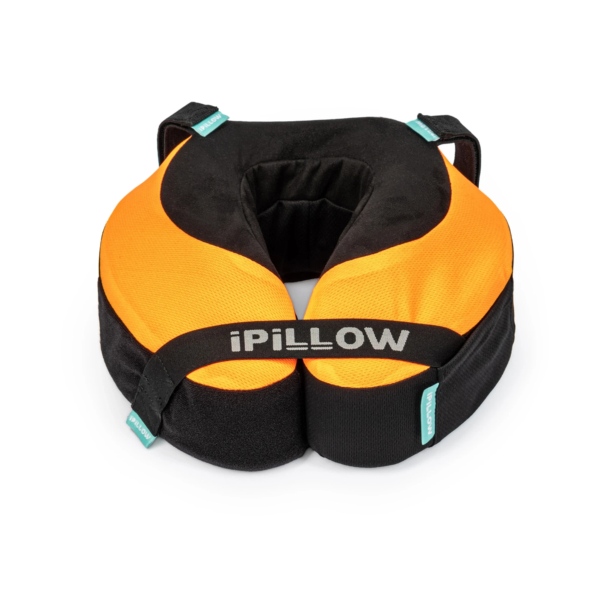 Подушка для путешествий на шею с эффектом памяти ортопедическая iPillow Neck Evolution Orange оранжевый