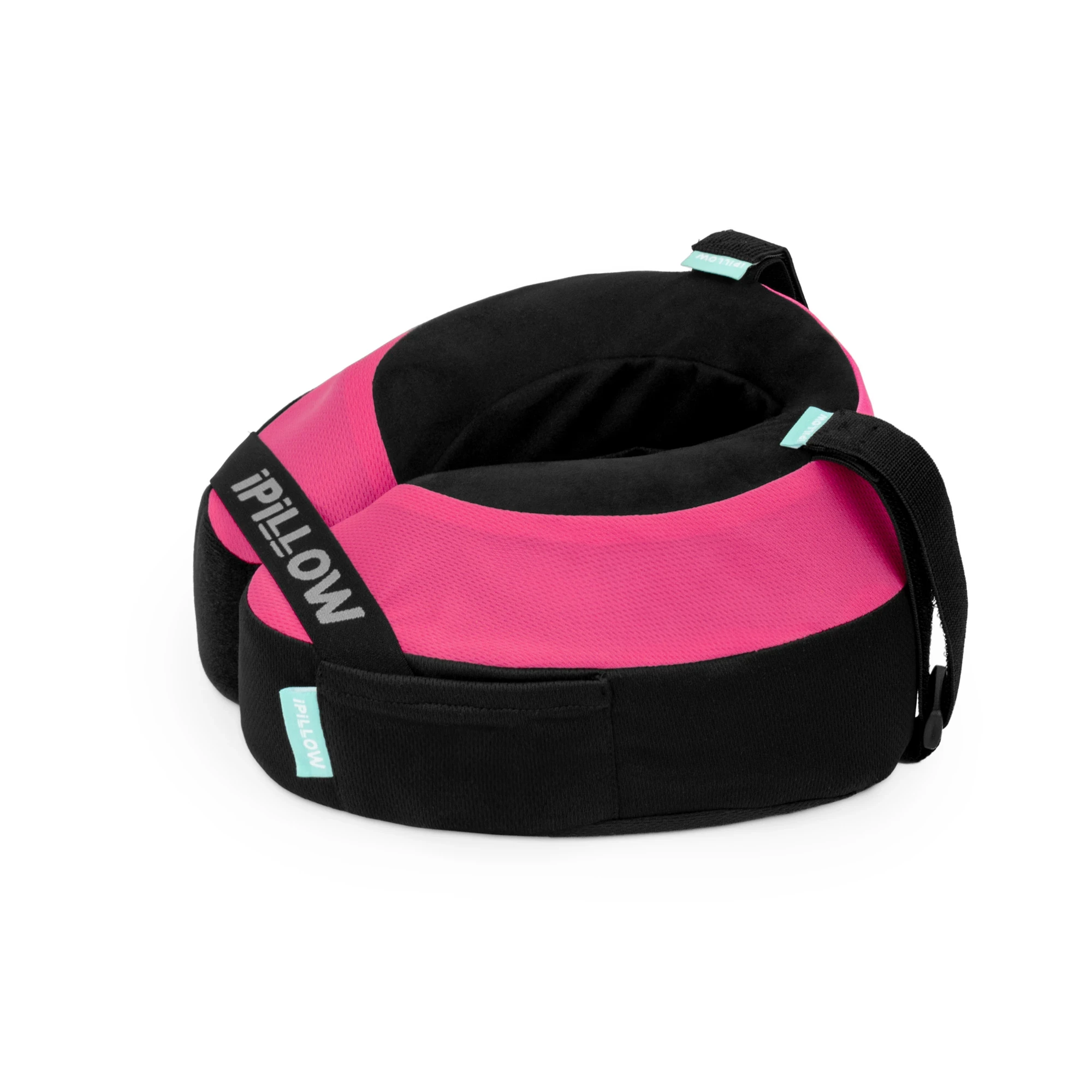 Подушка для путешествий на шею с эффектом памяти ортопедическая iPillow Neck Evolution Pink розовый