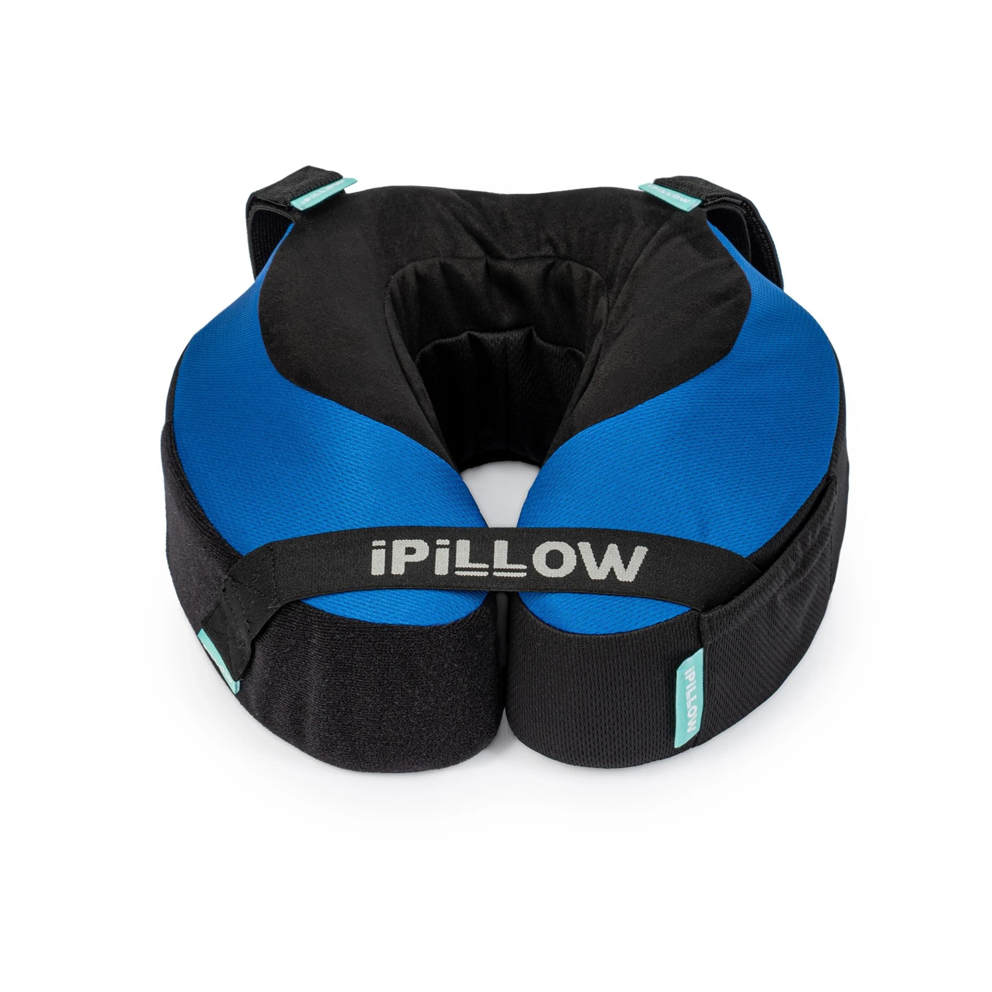 Подушка для путешествий на шею с эффектом памяти ортопедическая iPillow Neck Evolution Blue синий