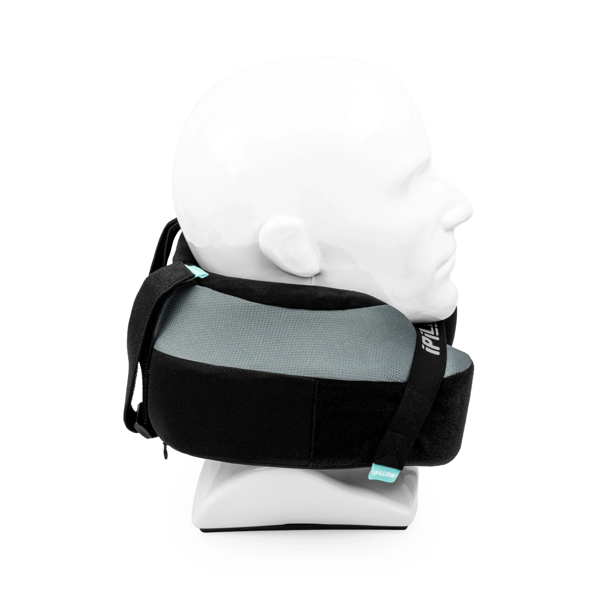 Подушка для путешествий на шею с эффектом памяти ортопедическая iPillow Neck Evolution Gray серый