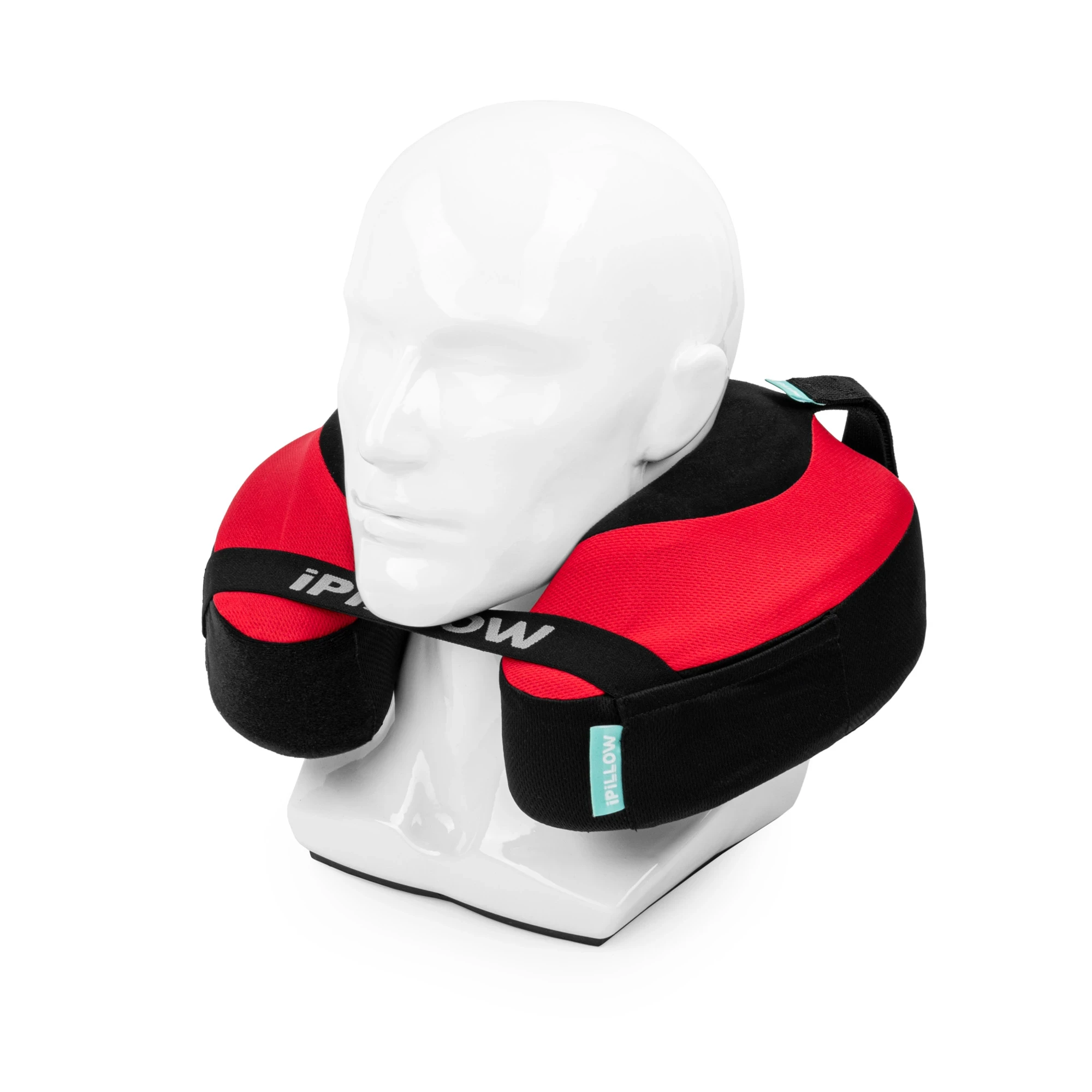 Подушка для путешествий на шею с эффектом памяти ортопедическая iPillow Neck Evolution Red красный