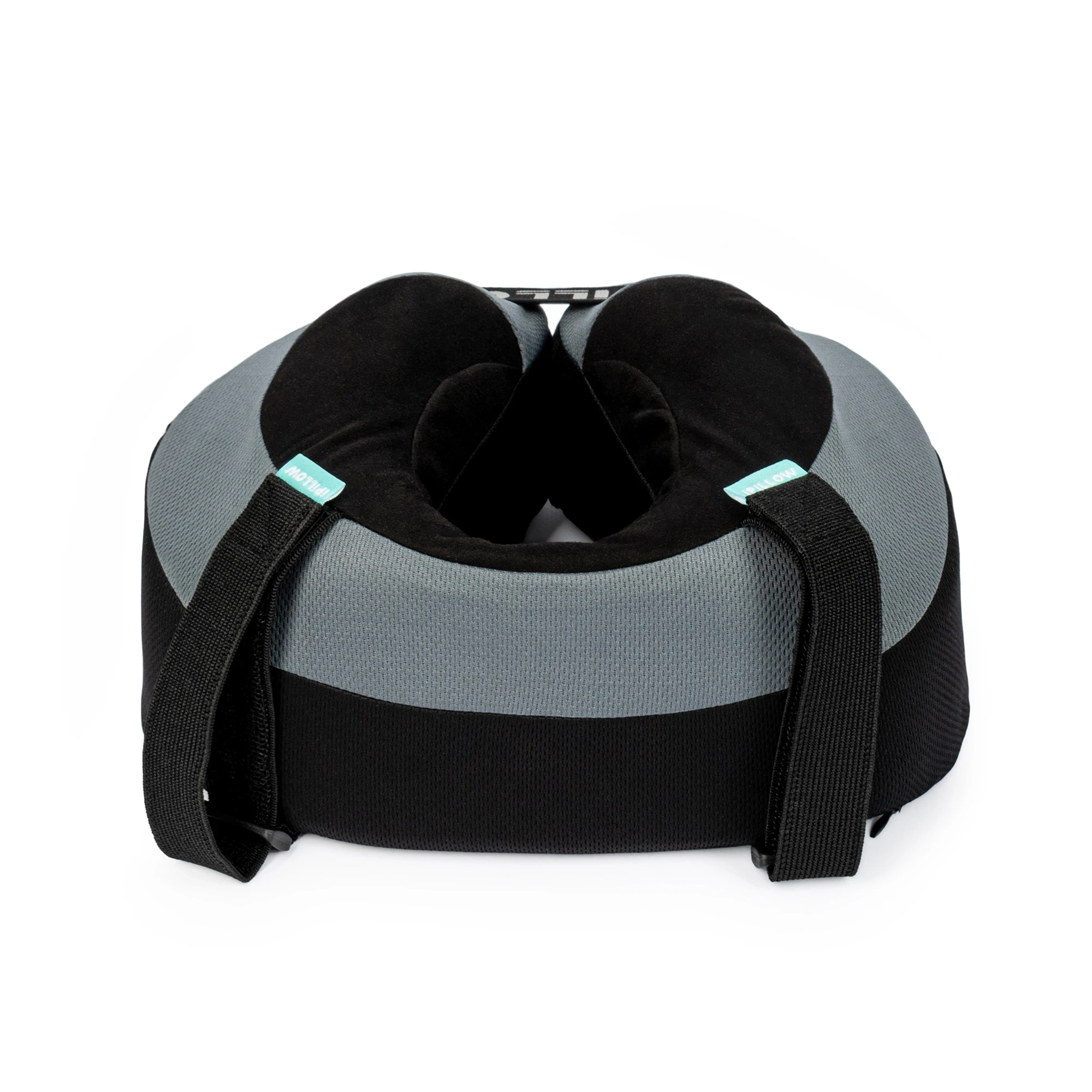 Подушка для путешествий на шею с эффектом памяти ортопедическая iPillow Neck Evolution Gray серый