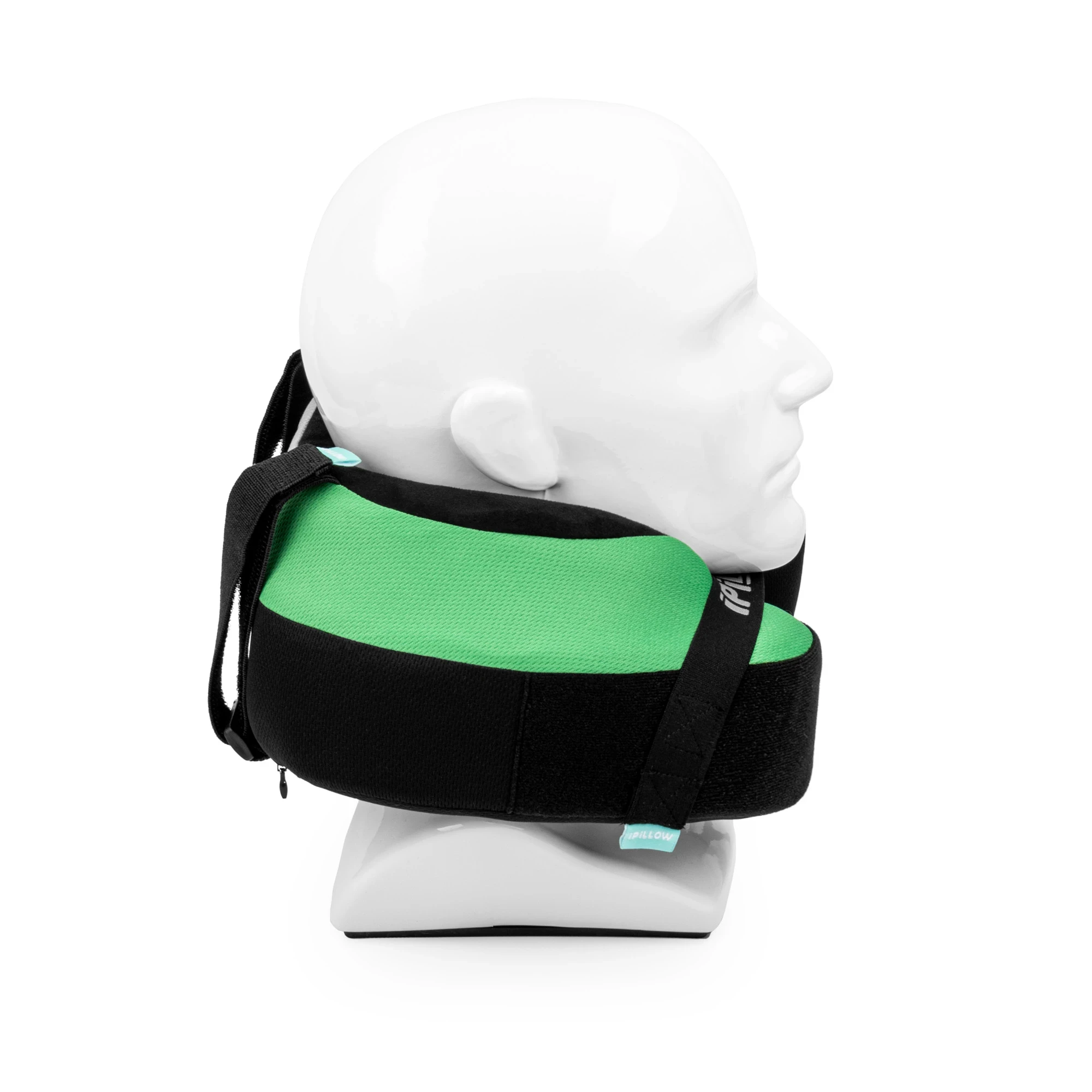 Подушка для путешествий на шею с эффектом памяти ортопедическая iPillow Neck Evolution Green зелёный