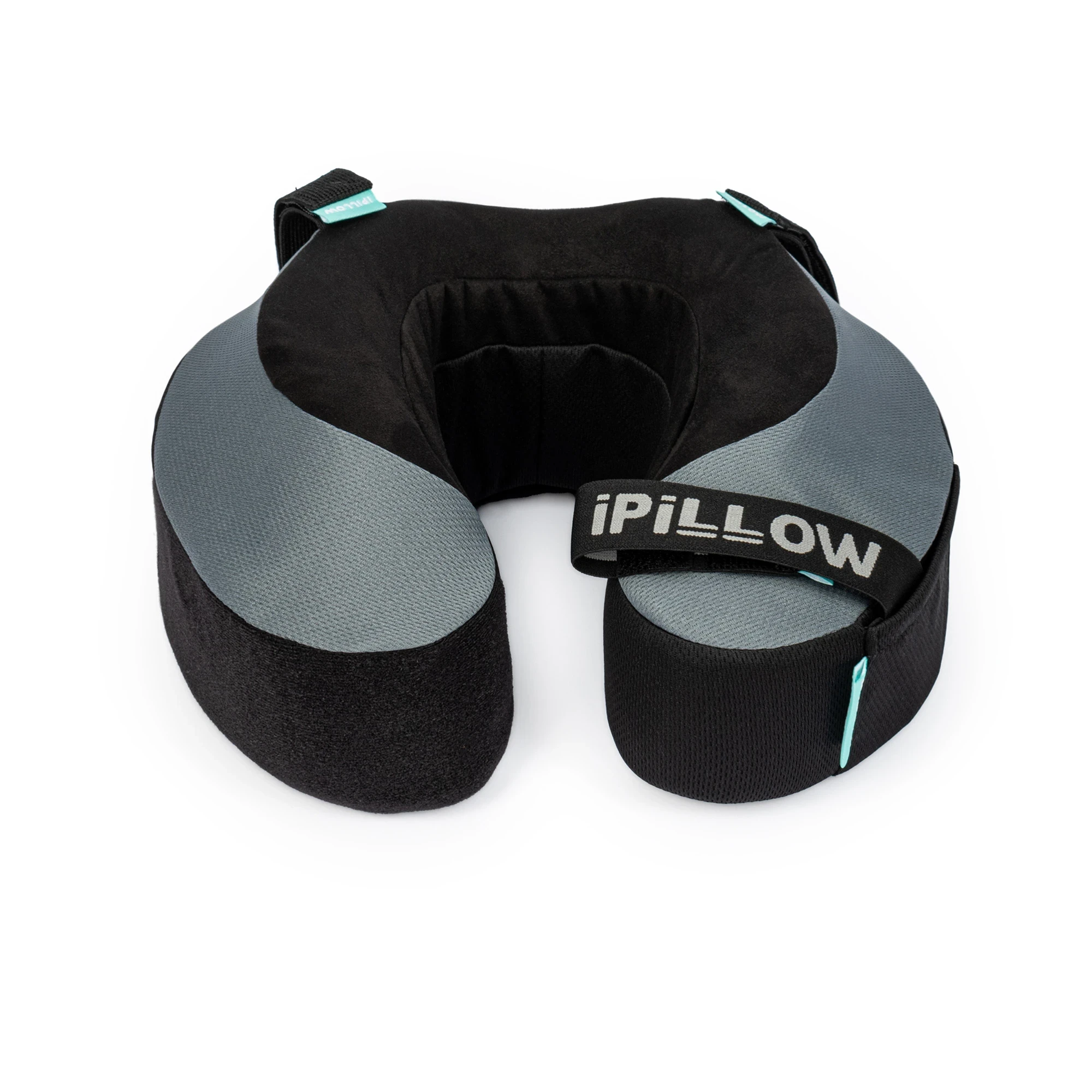 Подушка для путешествий на шею с эффектом памяти ортопедическая iPillow Neck Evolution Gray серый