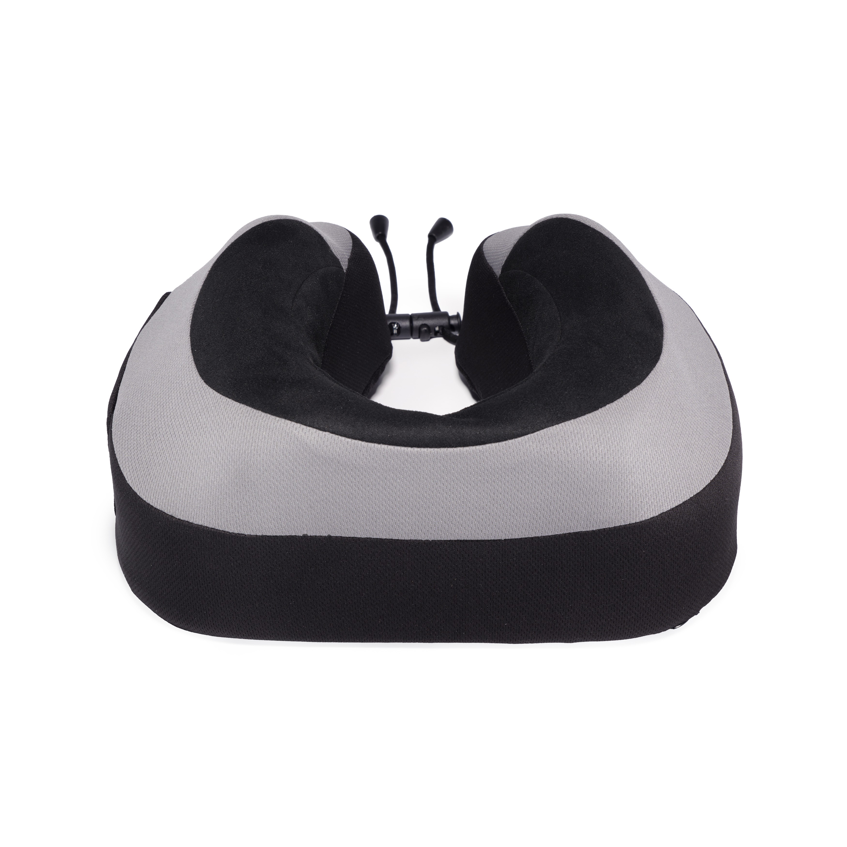 Подушка для путешествий на шею с эффектом памяти ортопедическая iPillow Neck Evolution Light Gray серый