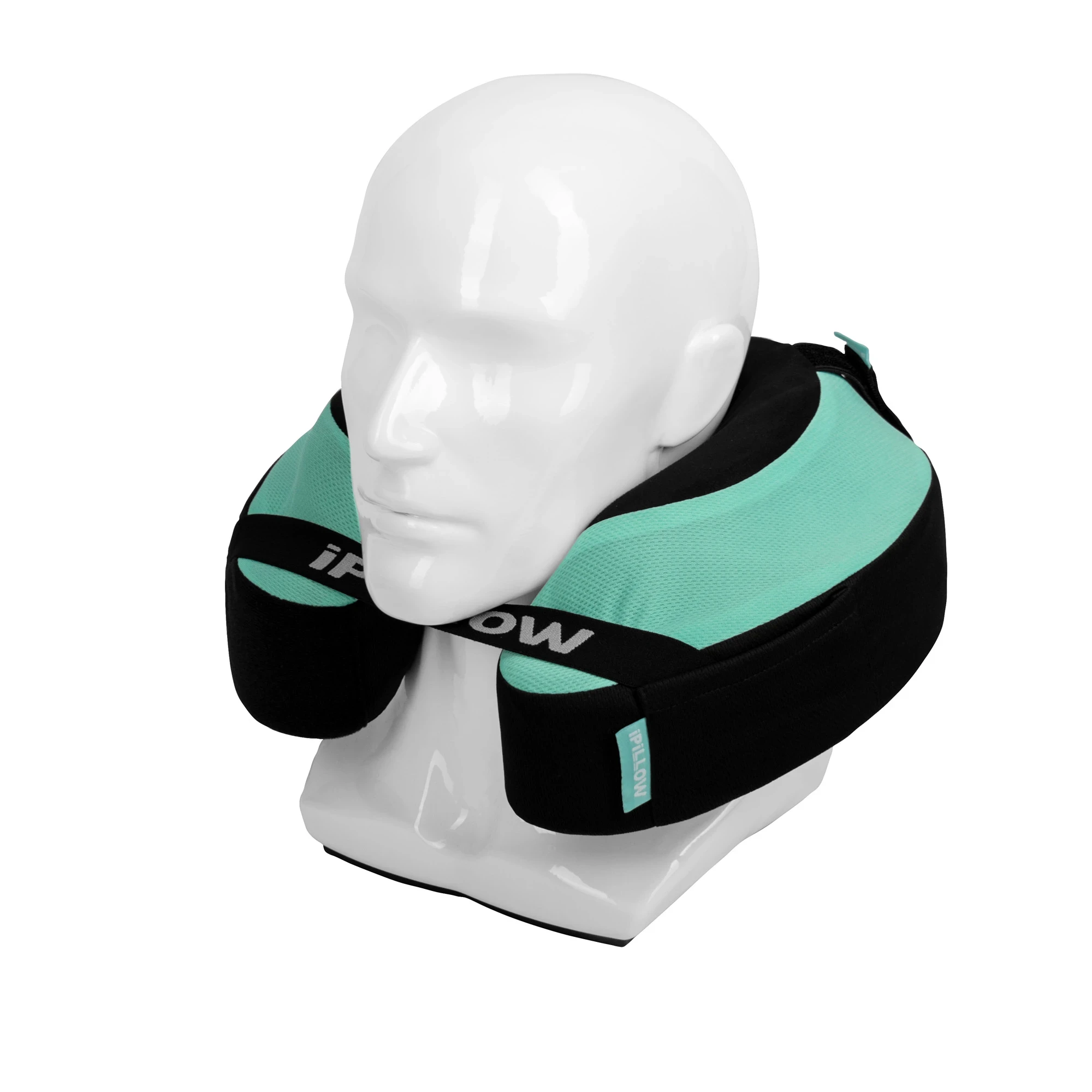 Подушка для путешествий на шею с эффектом памяти ортопедическая iPillow Neck Evolution Tiffany бирюзовый