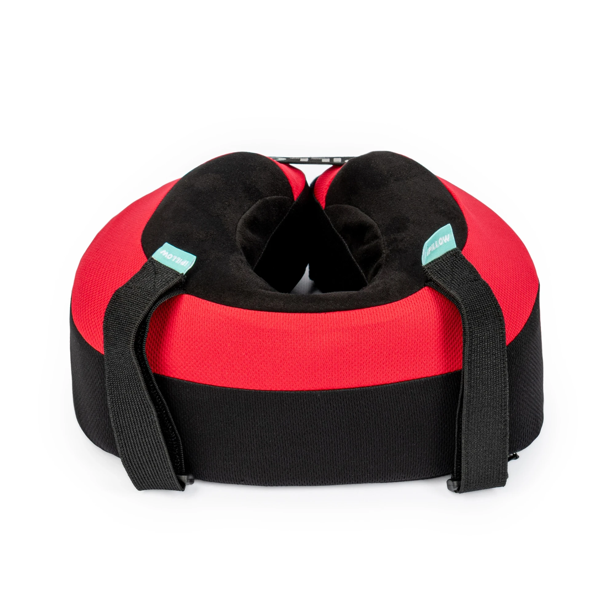 Подушка для путешествий на шею с эффектом памяти ортопедическая iPillow Neck Evolution Red красный