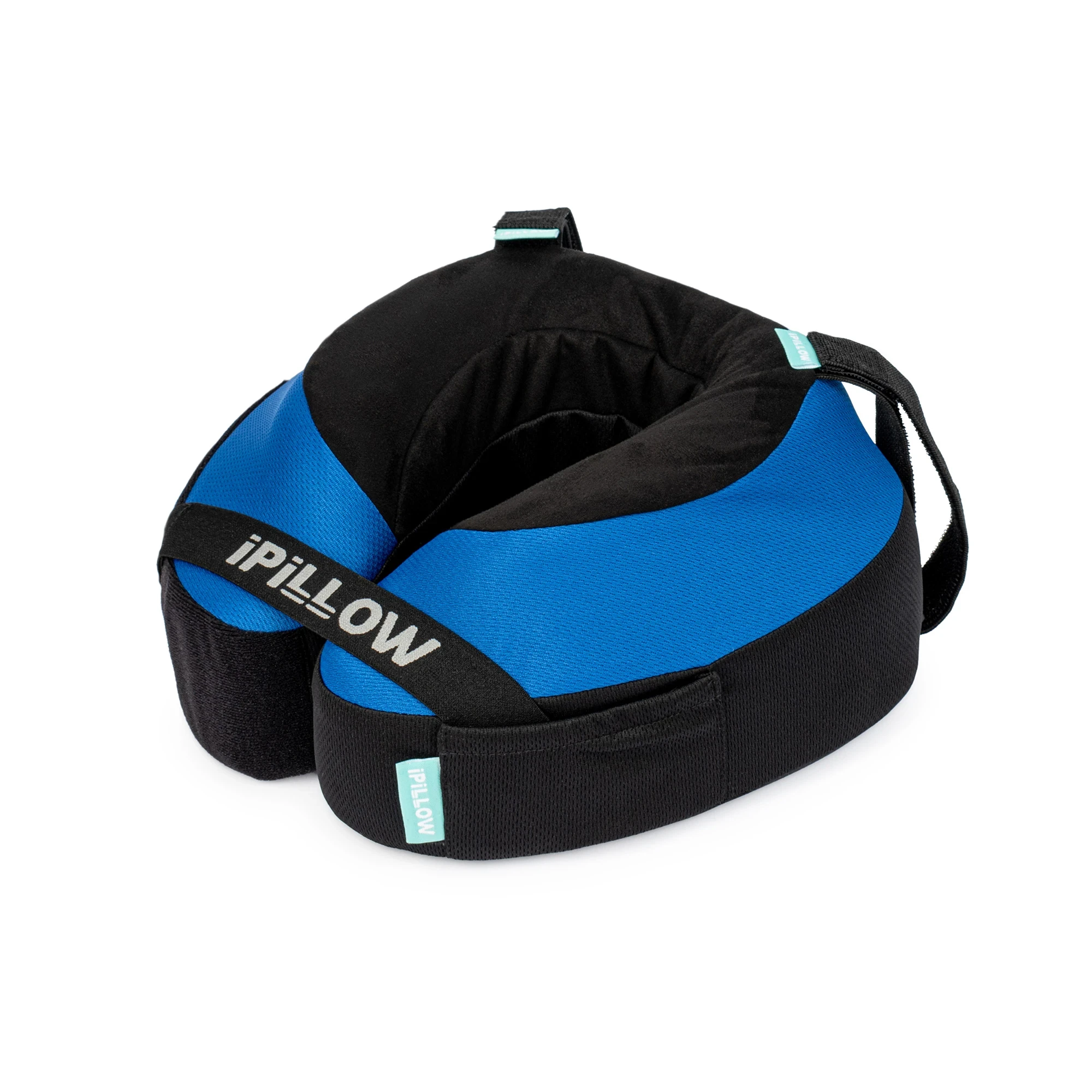 Подушка для путешествий на шею с эффектом памяти ортопедическая iPillow Neck Evolution Blue синий