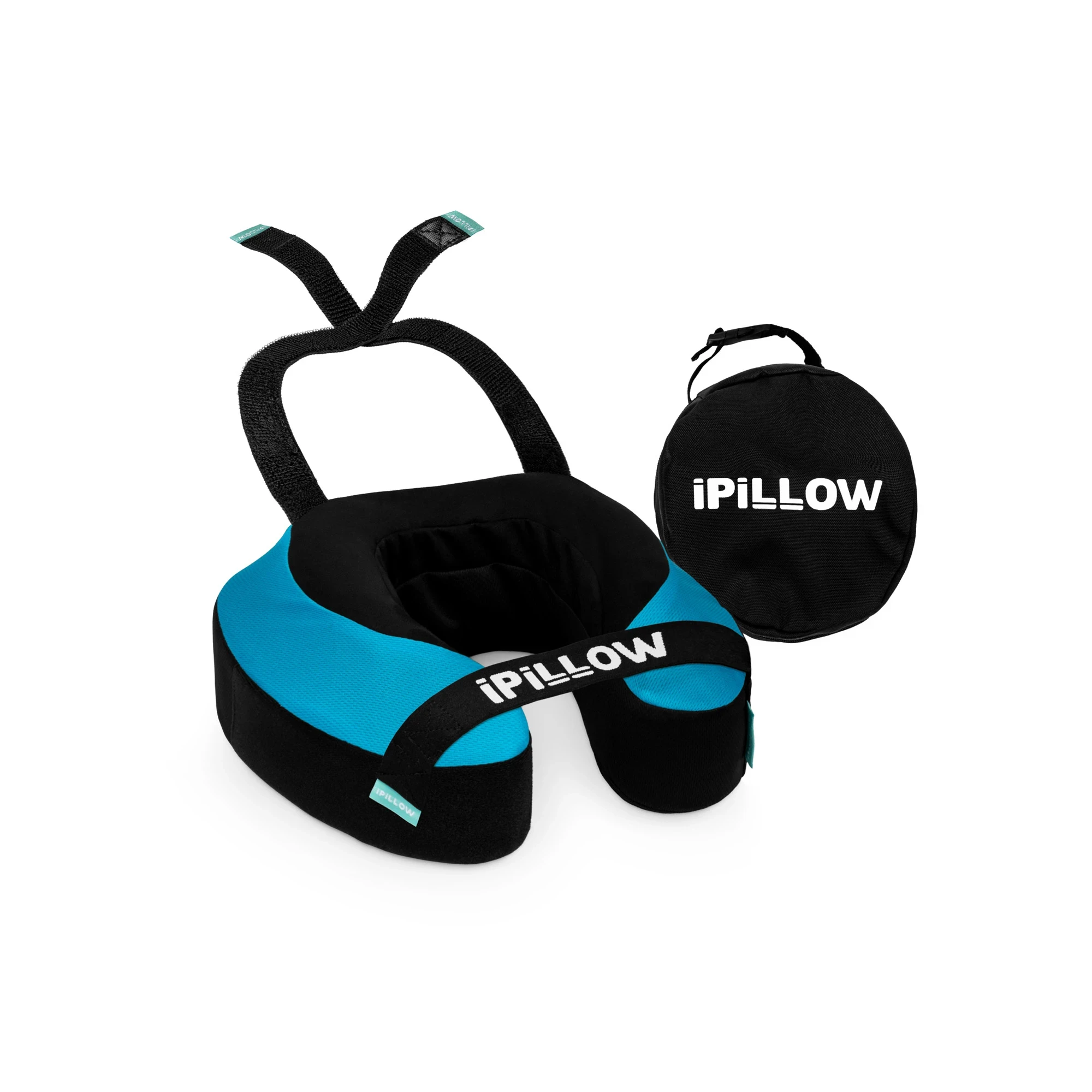 Подушка для путешествий на шею с эффектом памяти ортопедическая iPillow Neck Evolution Sky голубой