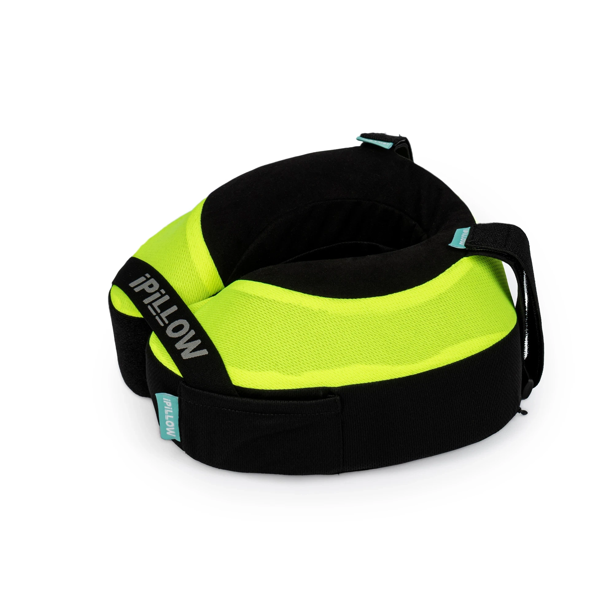 Подушка для путешествий на шею с эффектом памяти ортопедическая iPillow Neck Evolution Yellow жёлтый