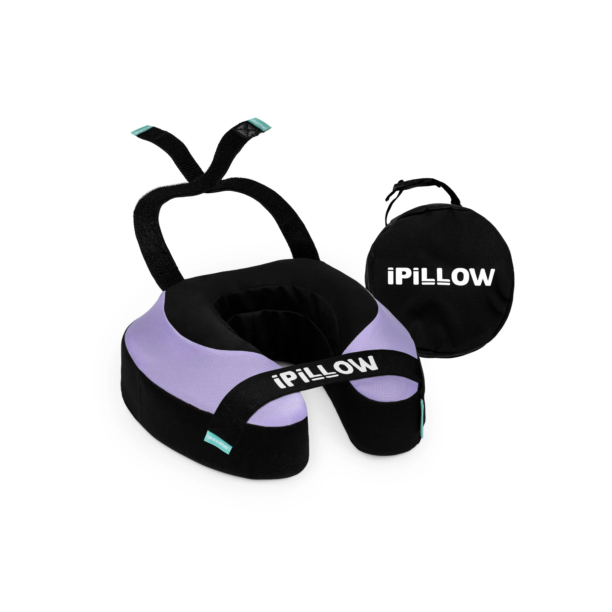 Подушка для путешествий на шею с эффектом памяти ортопедическая iPillow Neck Evolution Lavande сиреневый