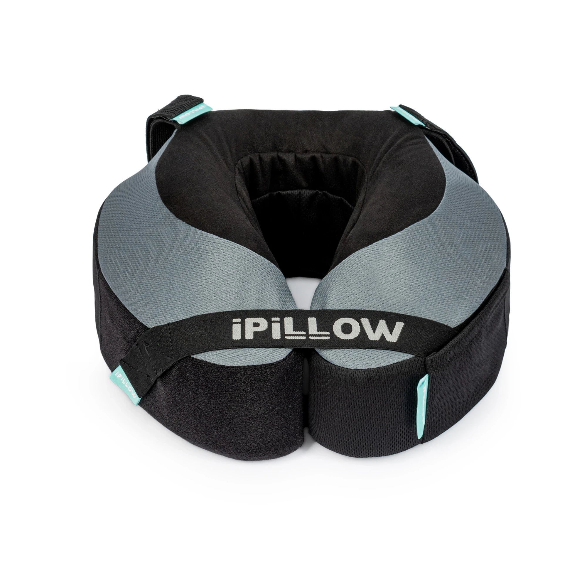 Подушка для путешествий на шею с эффектом памяти ортопедическая iPillow Neck Evolution Gray серый