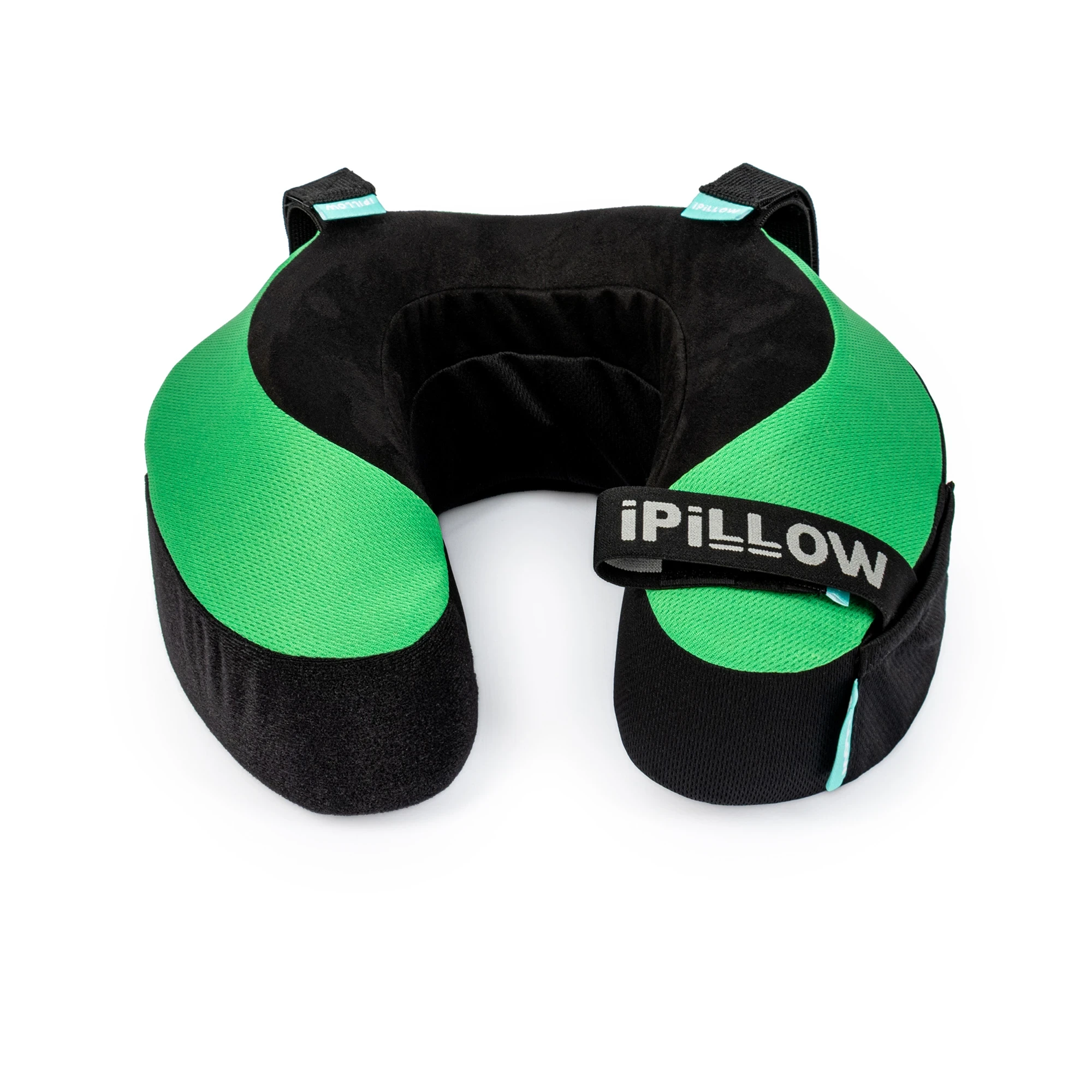 Подушка для путешествий на шею с эффектом памяти ортопедическая iPillow Neck Evolution Green зелёный