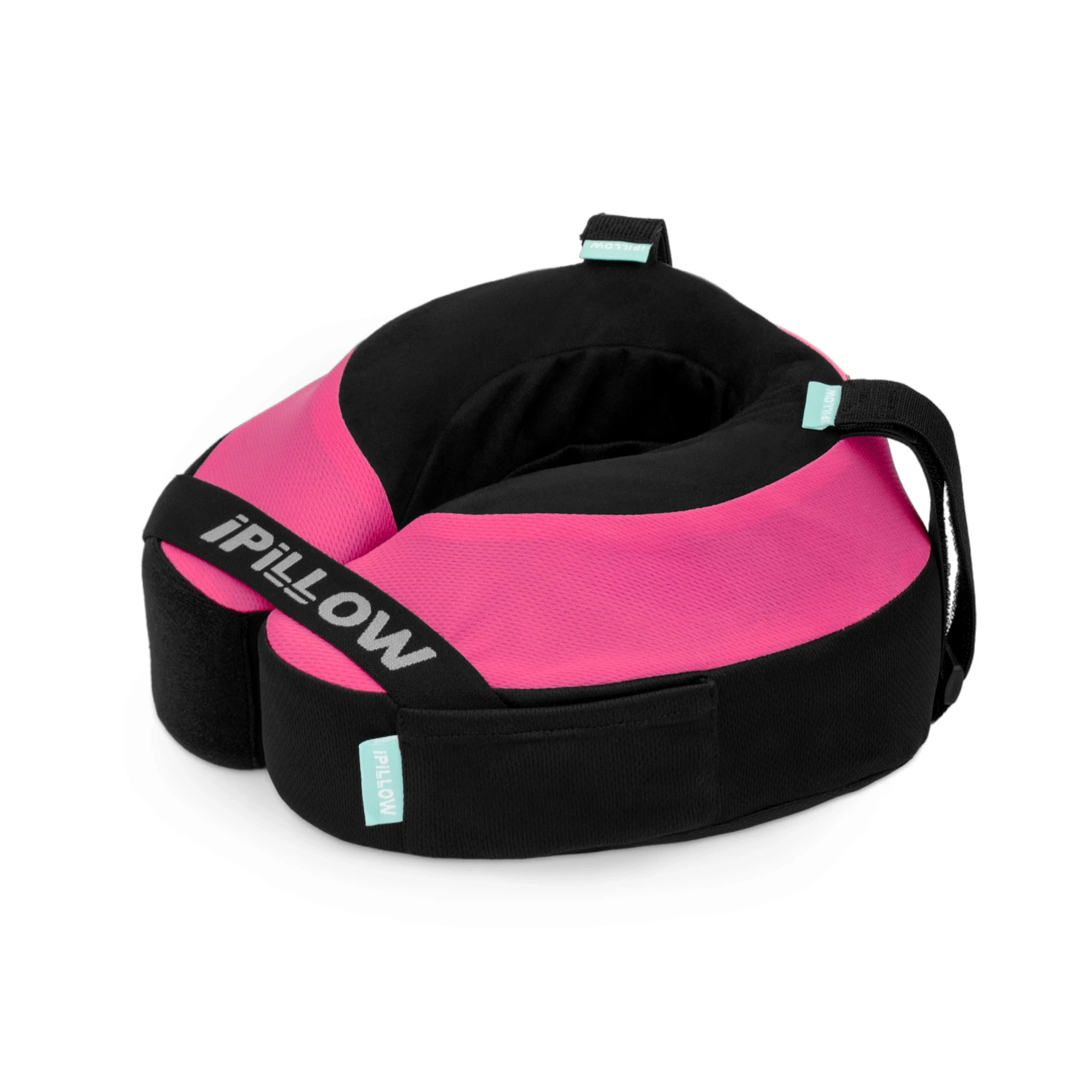 Подушка для путешествий на шею с эффектом памяти ортопедическая iPillow Neck Evolution Pink розовый